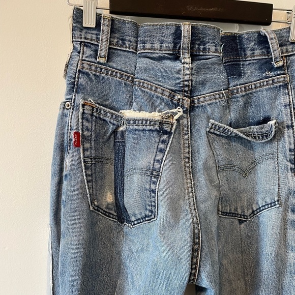 Levi’s Patchwork Straight Leg Jeans - Picture 10 of 16